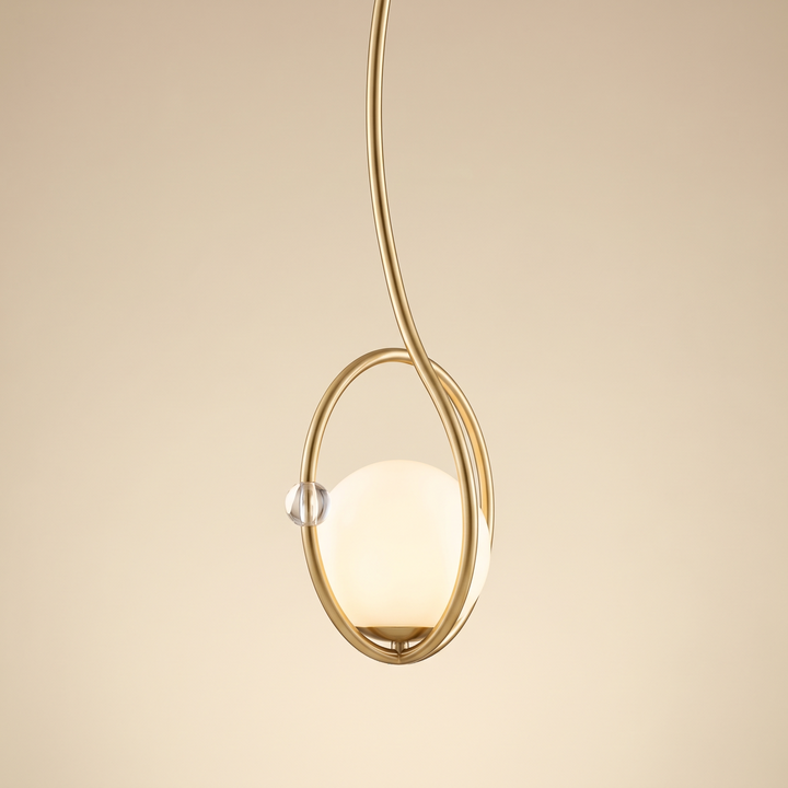 Nordic Cluster Pendant Light - Glass & Brass - Brass