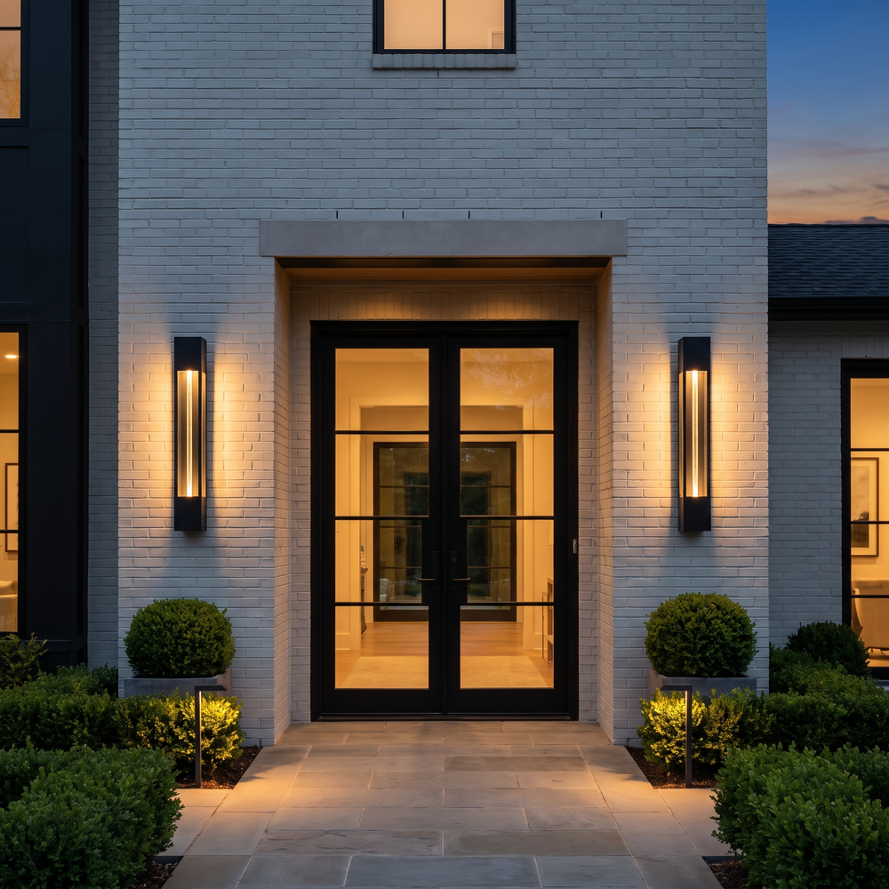 Minimalist Stainless Steel Outdoor Wall Light