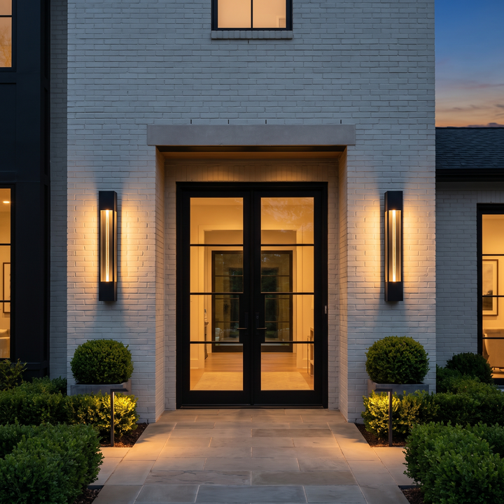 Minimalist Stainless Steel Outdoor Wall Light