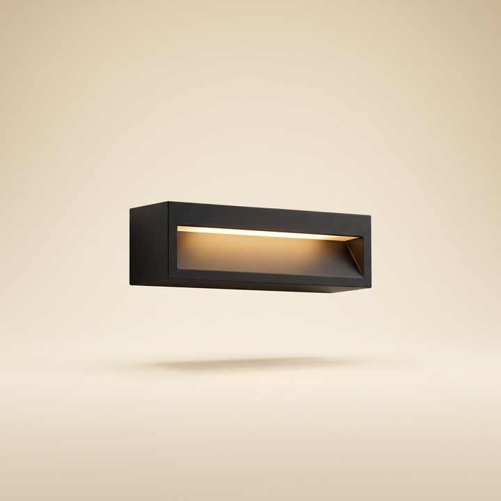 Square Outdoor Wall Light - Two Sizes - Small