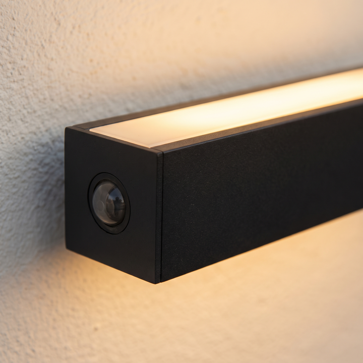 Linear LED Wall Light with Dusk-to-Dawn Sensor