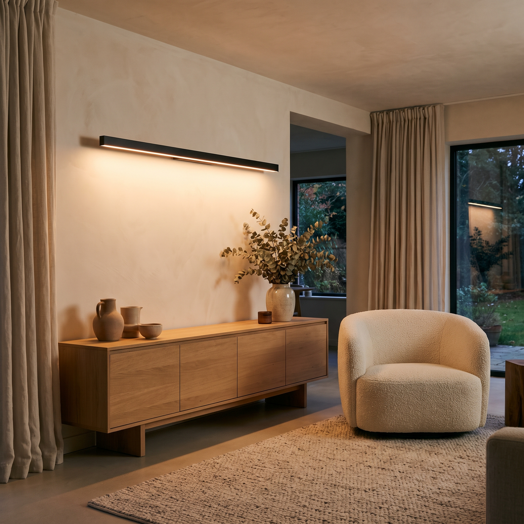 Smart App-Controlled Linear Wall Light