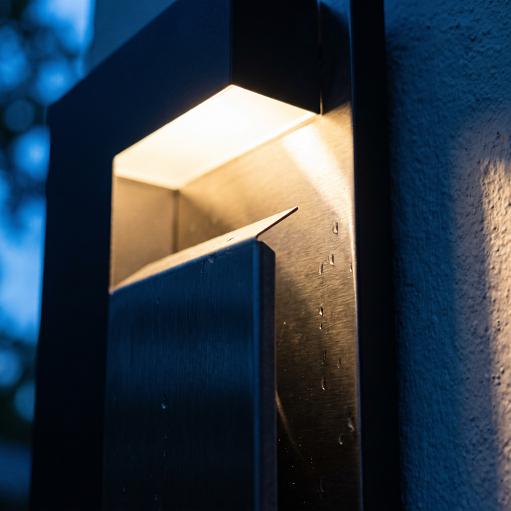 Stainless Steel Up & Down Outdoor Wall Light - X-Large