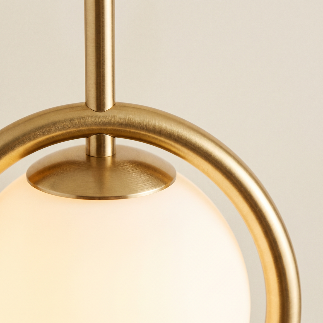 Nordic Cluster Pendant Light - Glass & Brass