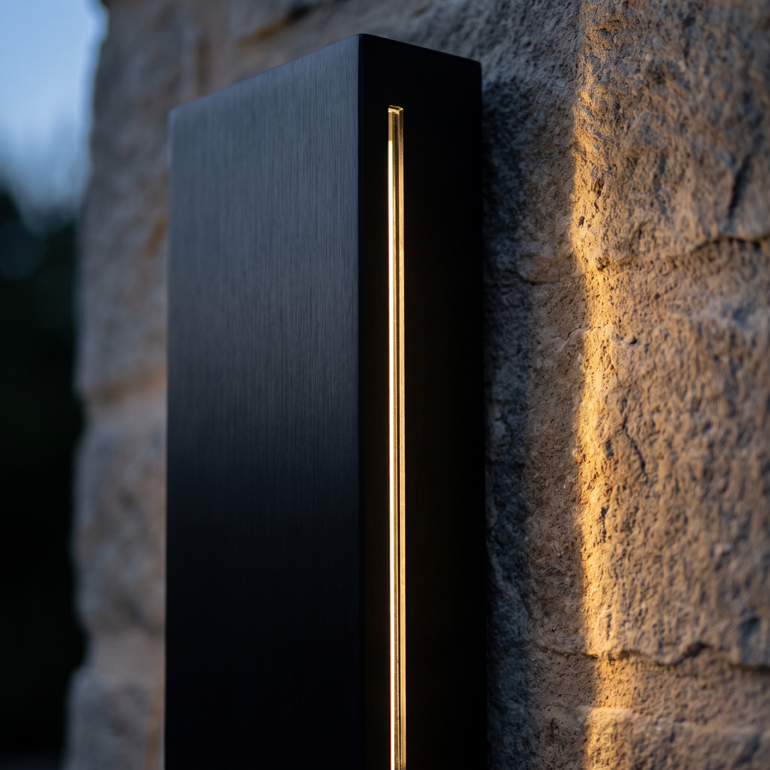 Minimalist Stainless Steel Outdoor Wall Light