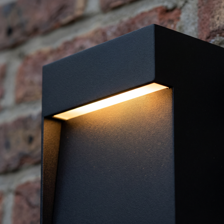 Square Outdoor Wall Light - Two Sizes