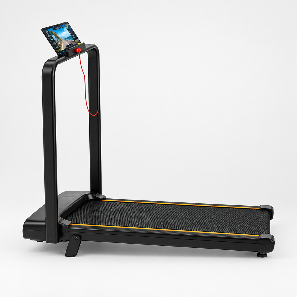 Keogh Foldable Incline Treadmill side view