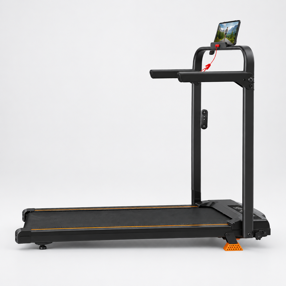 Lynch 15% Incline Folding Treadmill side view