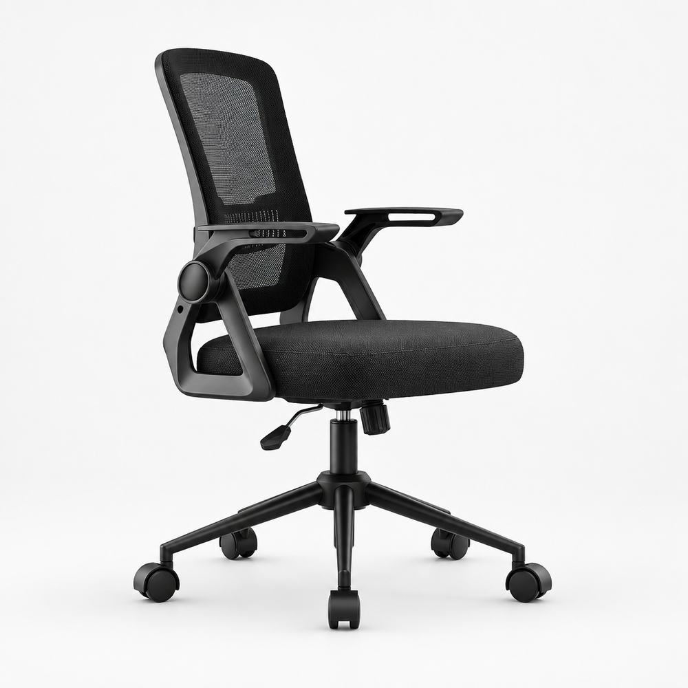 Tierney Mid-Back Mesh Desk Chair side view