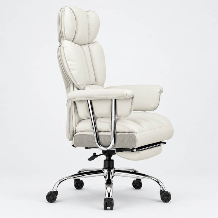 Callan Executive Leather Recliner Chair side view