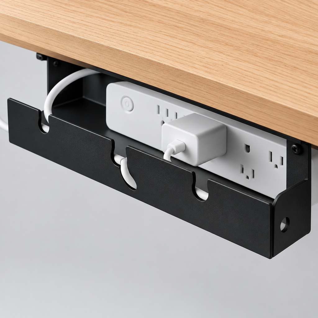 Under Desk Cable Management Tray detail