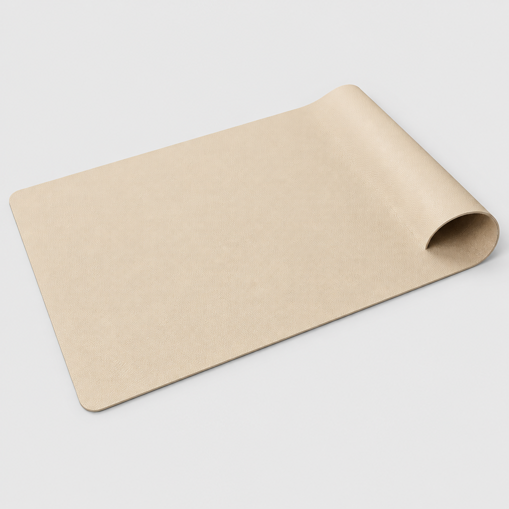 Leather Desk Mat detail