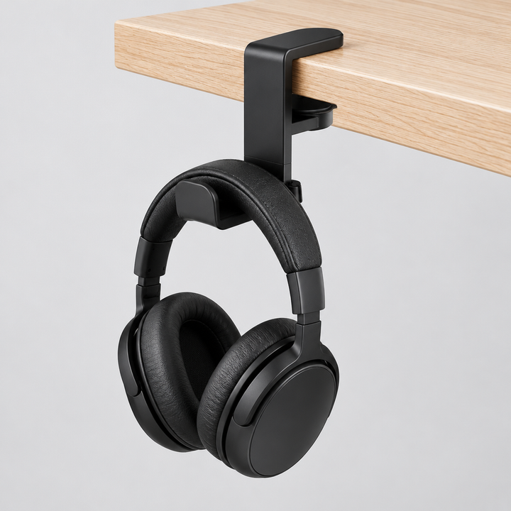 Clamp-On Headphone Holder detail