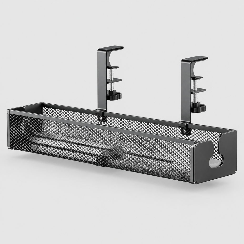 Extendable Under Desk Cable Tray