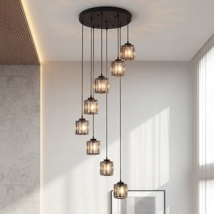 Ida Crystal Staircase Chandelier