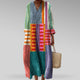 Women's Geometric V-Neck Summer Dress – image 3