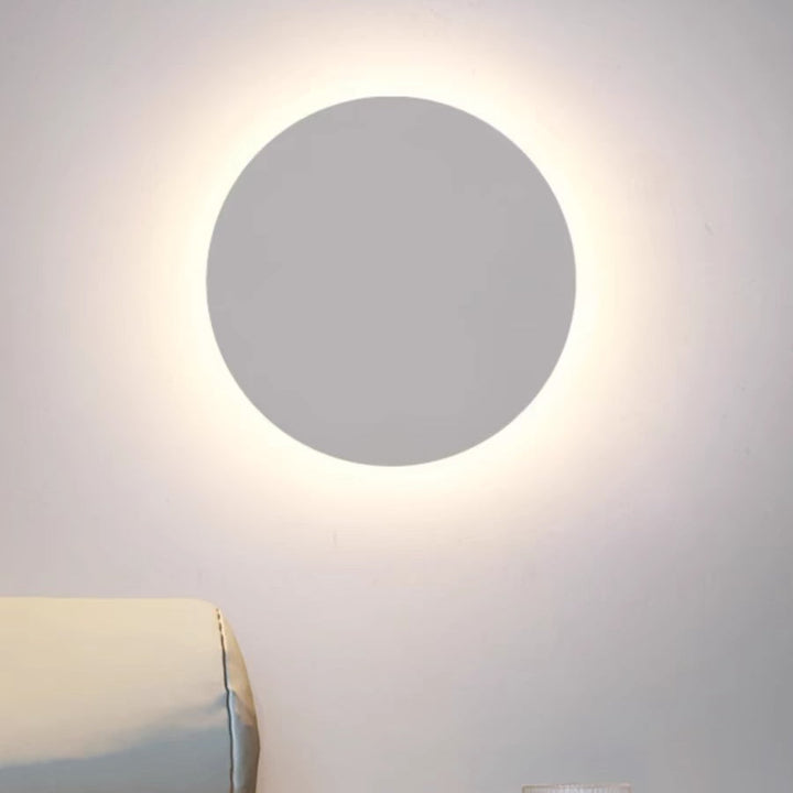 Halo Disc Outdoor Wall Light | Round or Square, Optional Sensor