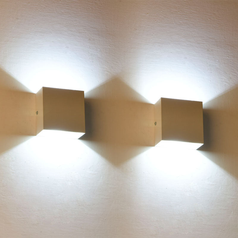 Nexu Modern Adjustable Square Outdoor Wall Lamp LED