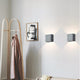 Nexu Modern Adjustable Square Outdoor Wall Lamp LED in Grey Outdoor