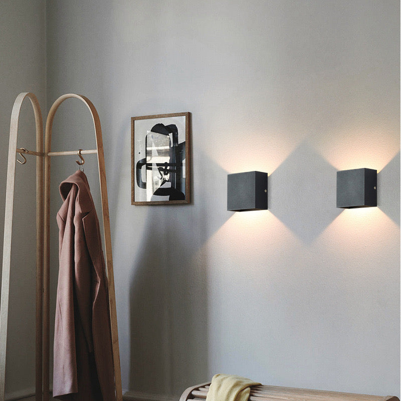 Nexu Modern Adjustable Square Outdoor Wall Lamp LED