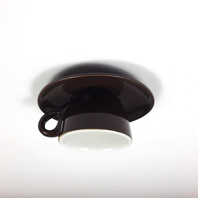 Ceramic Teacup Ceiling Light | Glossy, 11 Colours