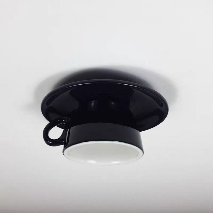 Ceramic Teacup Ceiling Light | Glossy, 11 Colours