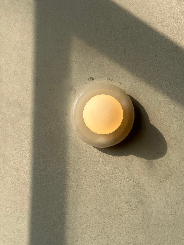 Jade Glass Wall Light