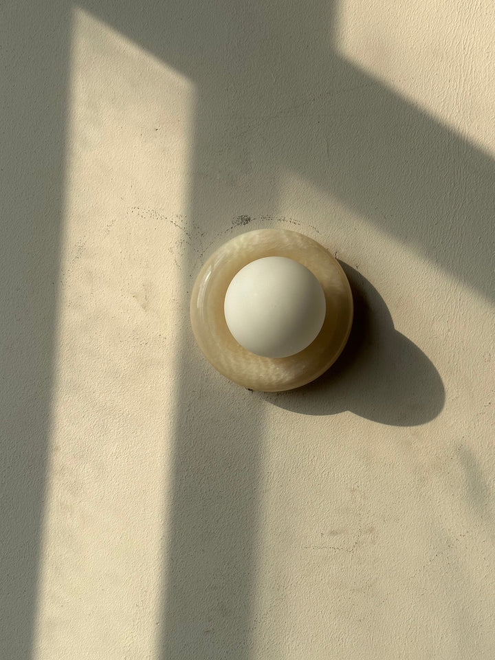 Jade Glass Wall Light