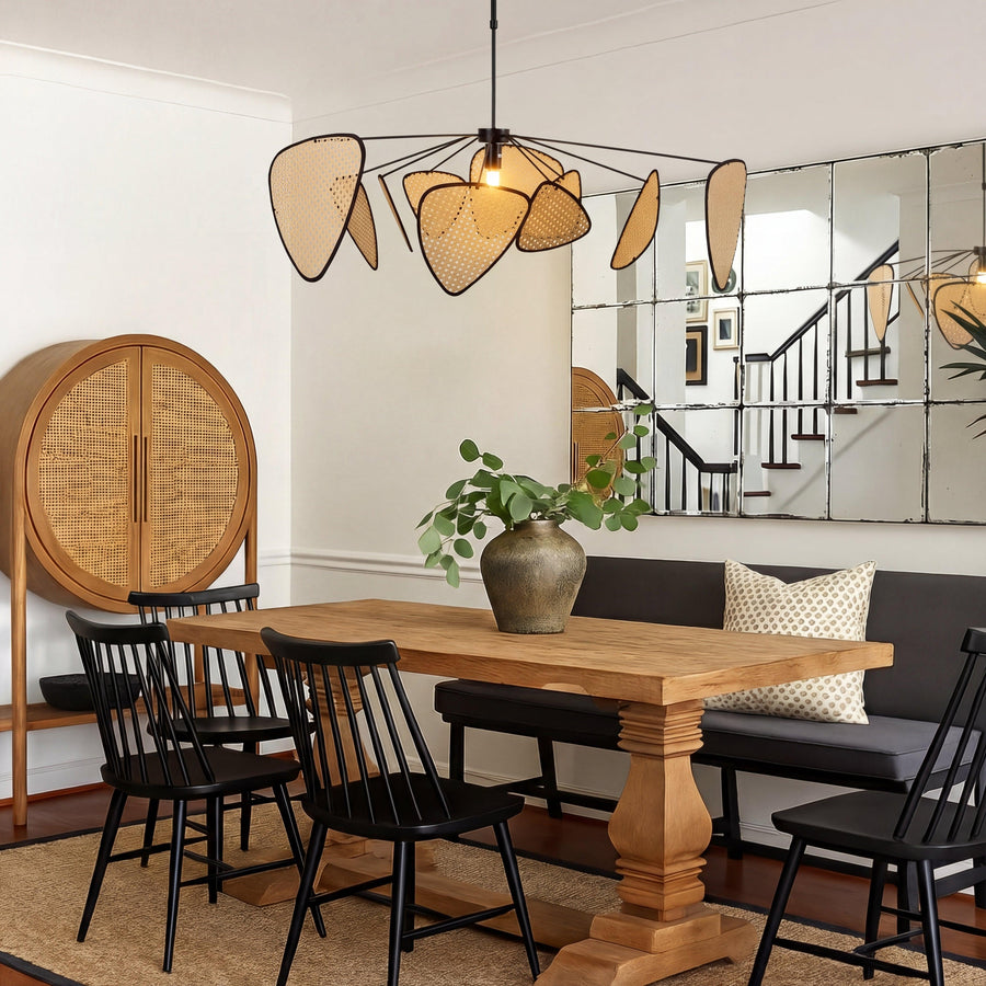 Bria's Rattan Pendant Light, view 2