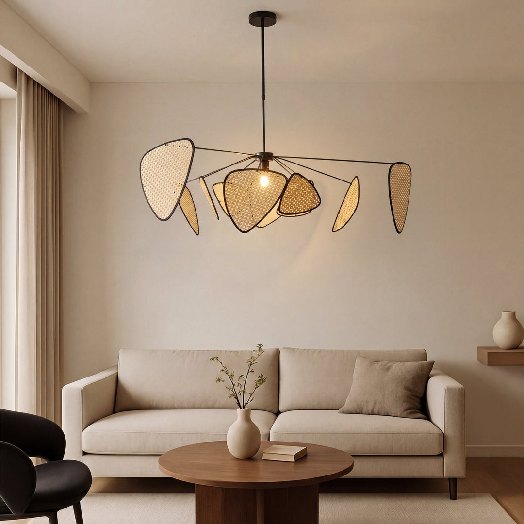 Bria's Rattan Pendant Light, view 4