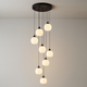 Gade's Villa Staircase Chandelier, view 4