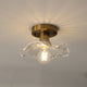 Hibiscus Ceiling Light in Clear