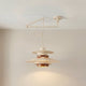 Merado Swing Arm Pendant Light in Beige