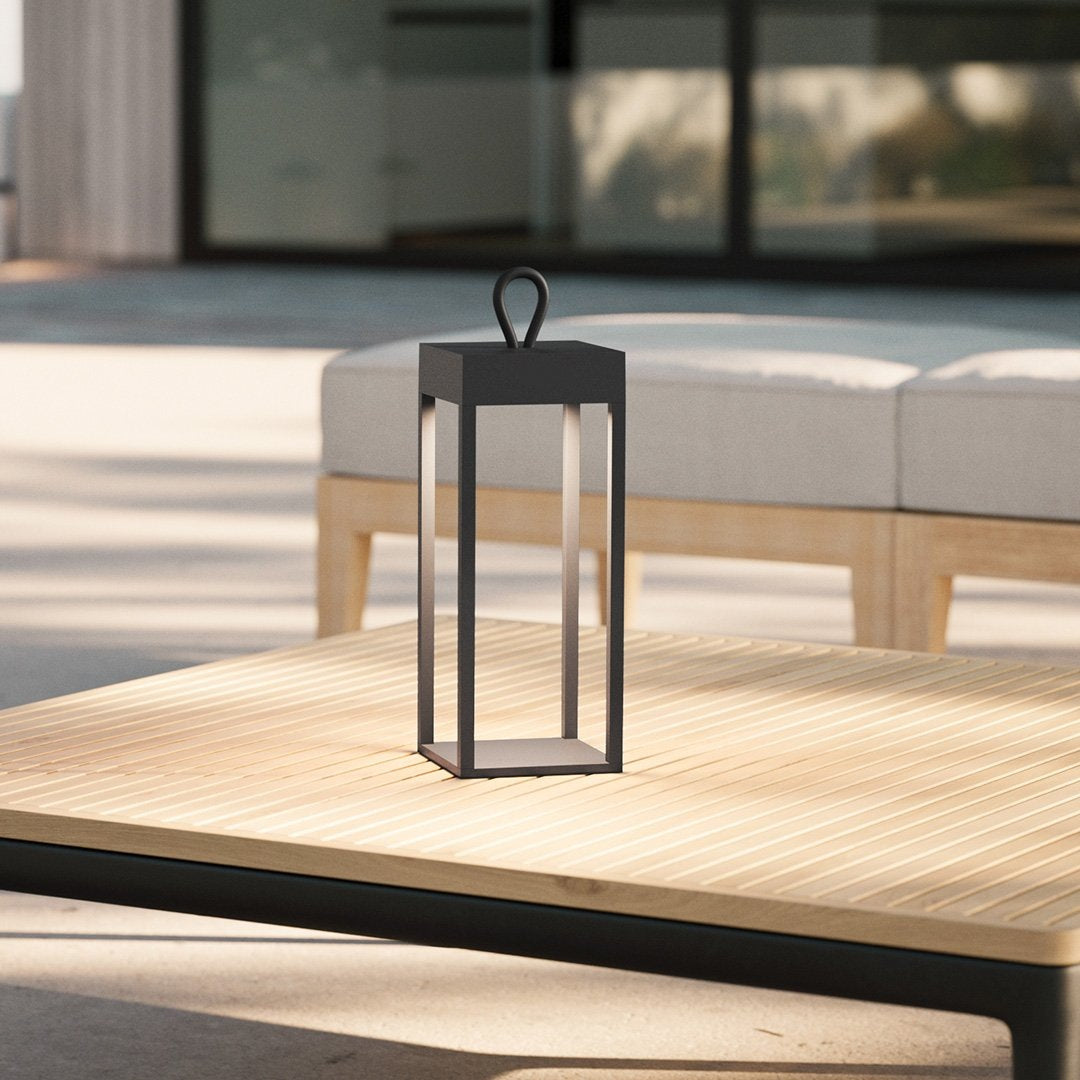 Nero Rechargeable Aluminium Table Lamp, view 1
