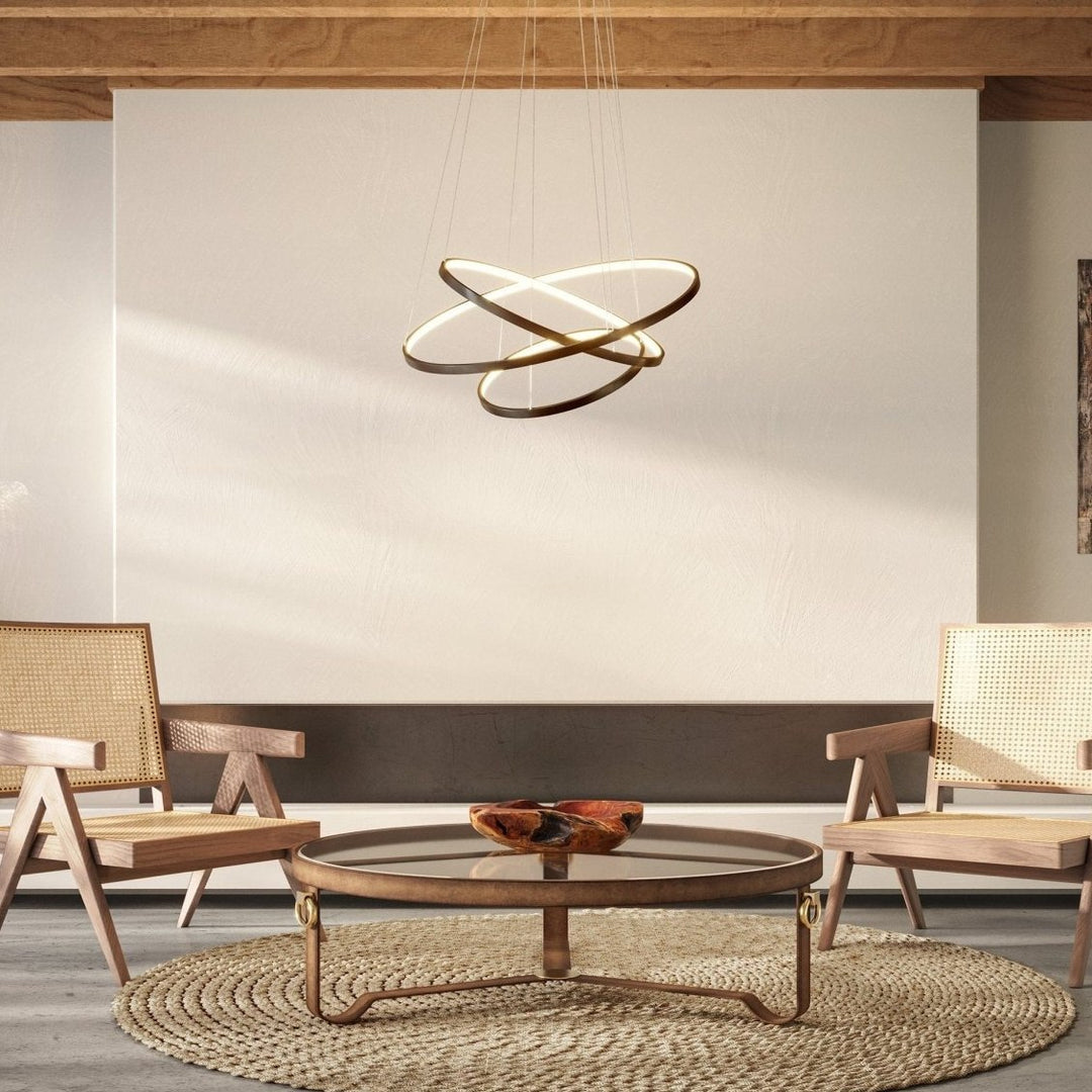 Ourea Three Ring Pendant Light