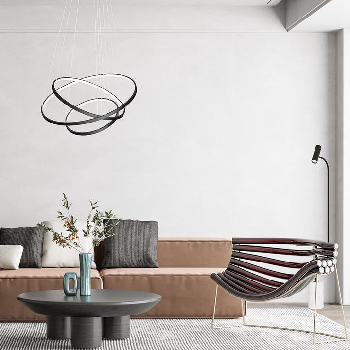 Ourea Three Ring Pendant Light