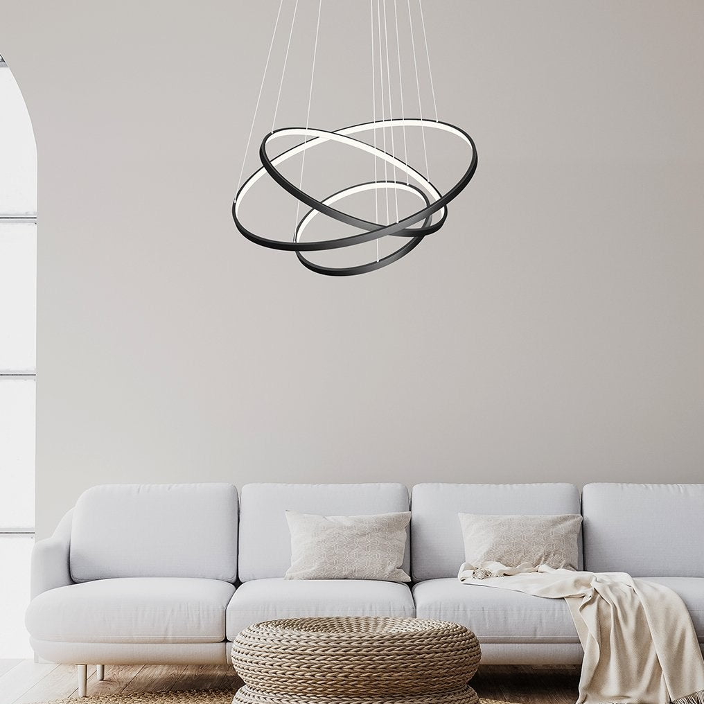 Ourea Three Ring Pendant Light