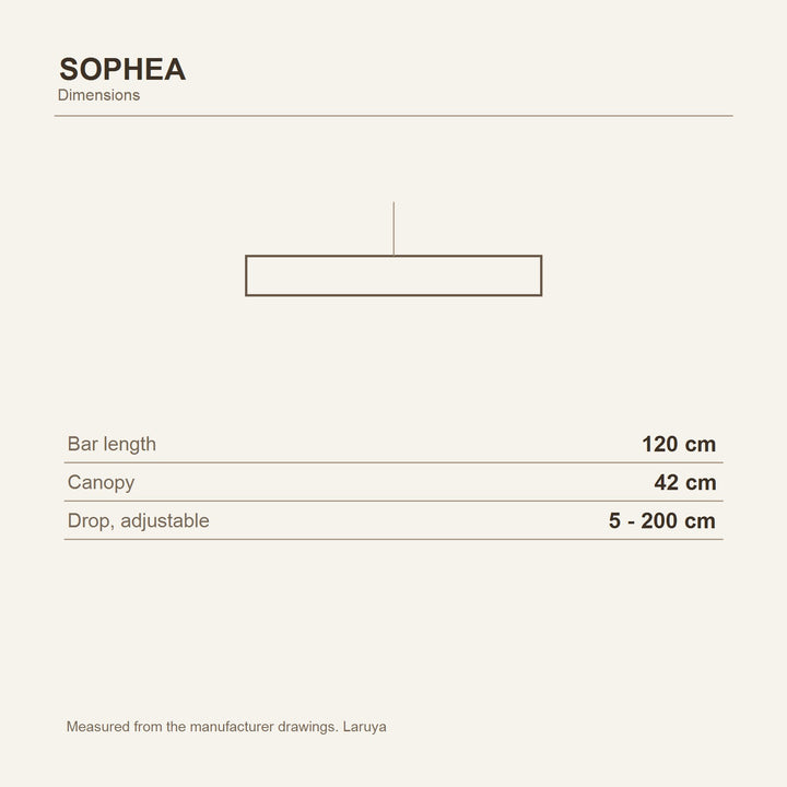Sophea Linear Bar Pendant Light