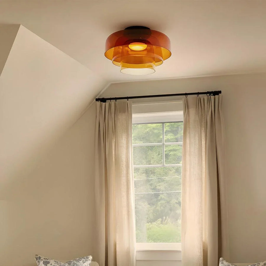 Layered Glass Ceiling Light