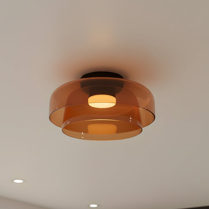 Layered Glass Ceiling Light