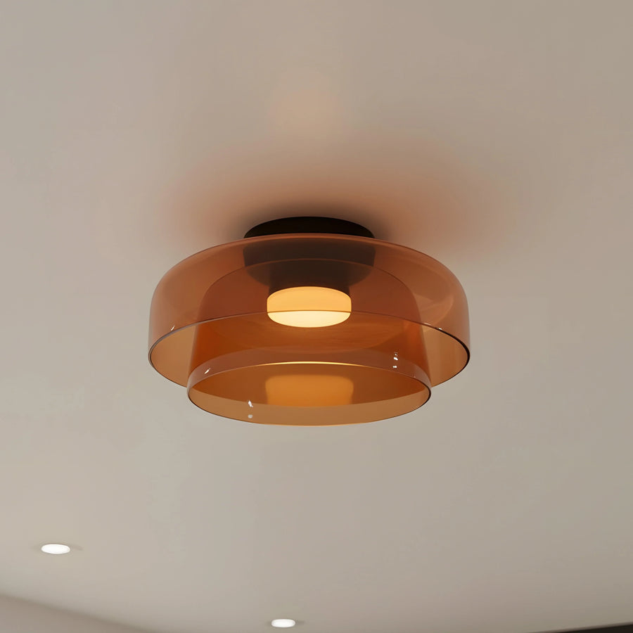 Layered Glass Ceiling Light