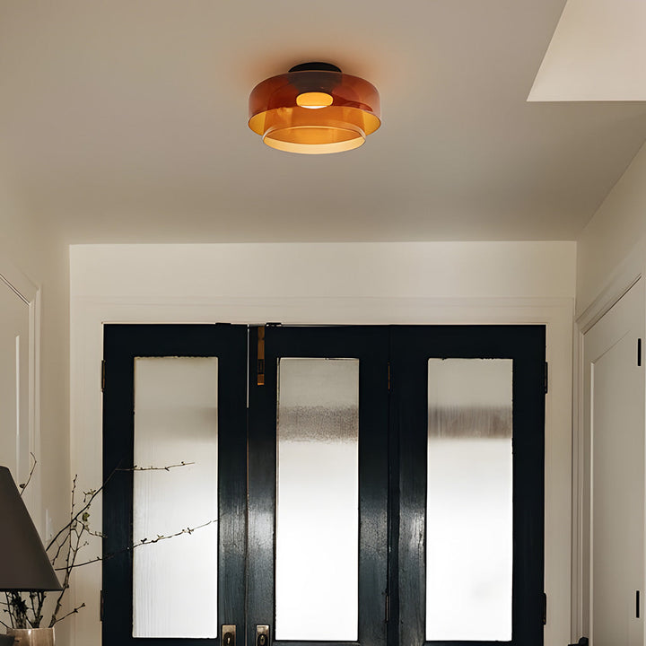 Layered Glass Ceiling Light