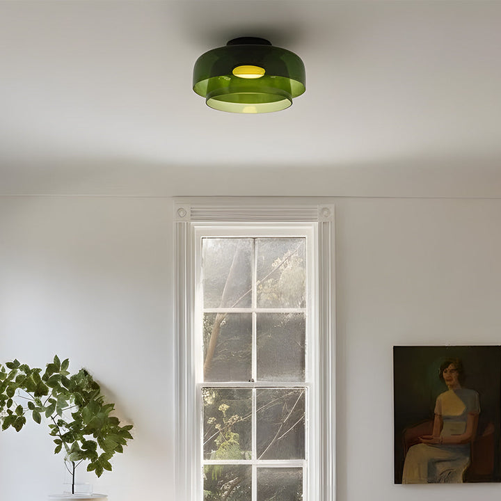 Layered Glass Ceiling Light