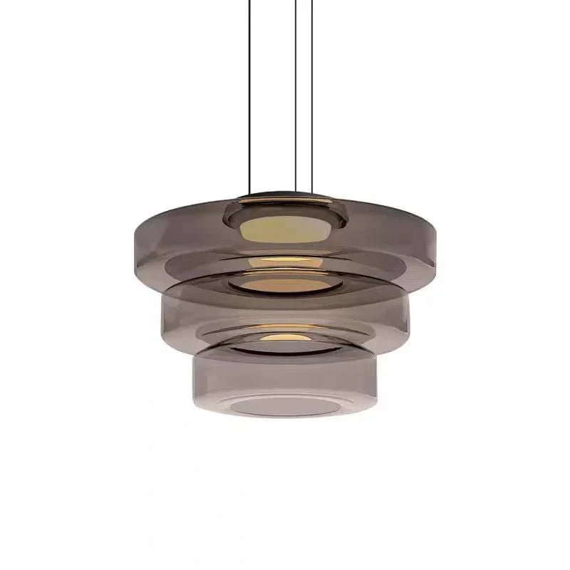 Layered Glass Pendant Light