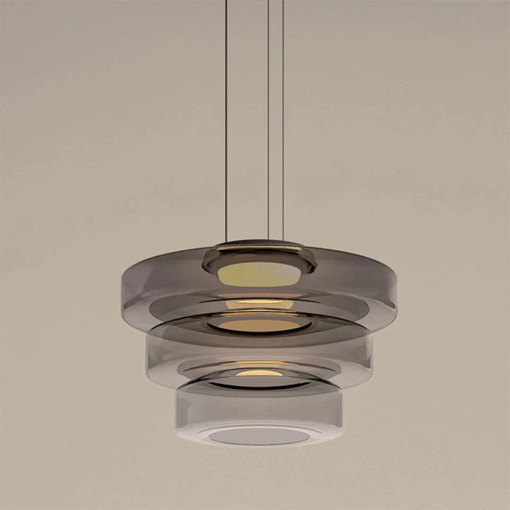 Layered Glass Pendant Light