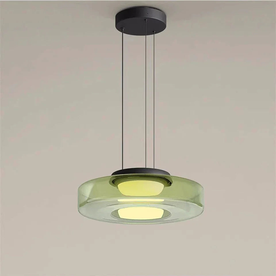 Layered Glass Pendant Light