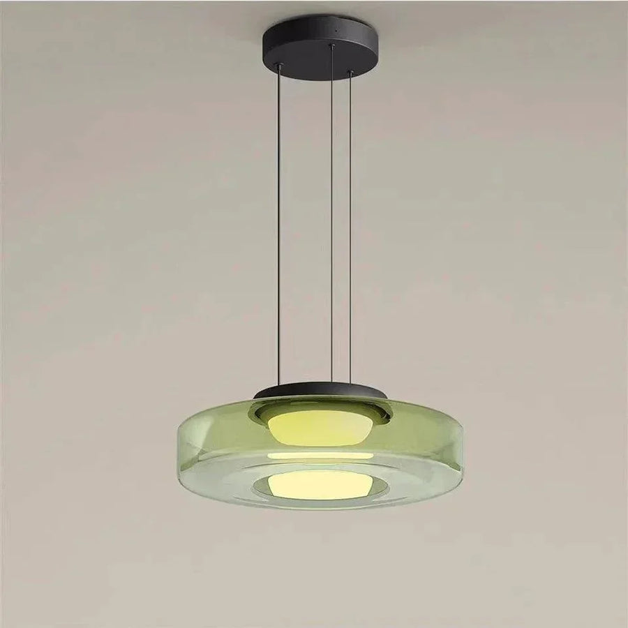 Layered Glass Pendant Light