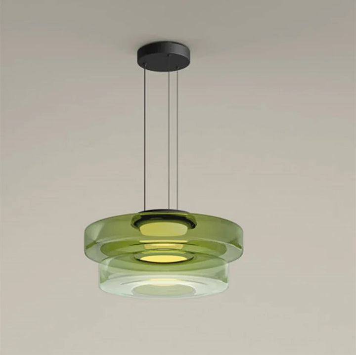 Layered Glass Pendant Light