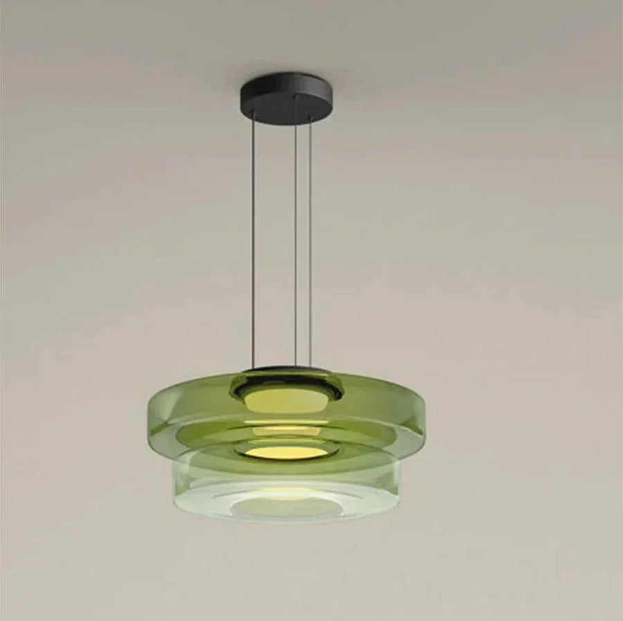 Layered Glass Pendant Light