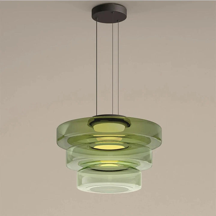 Layered Glass Pendant Light